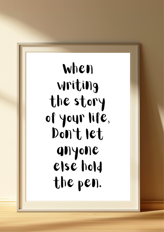 Write the Story of Your Life